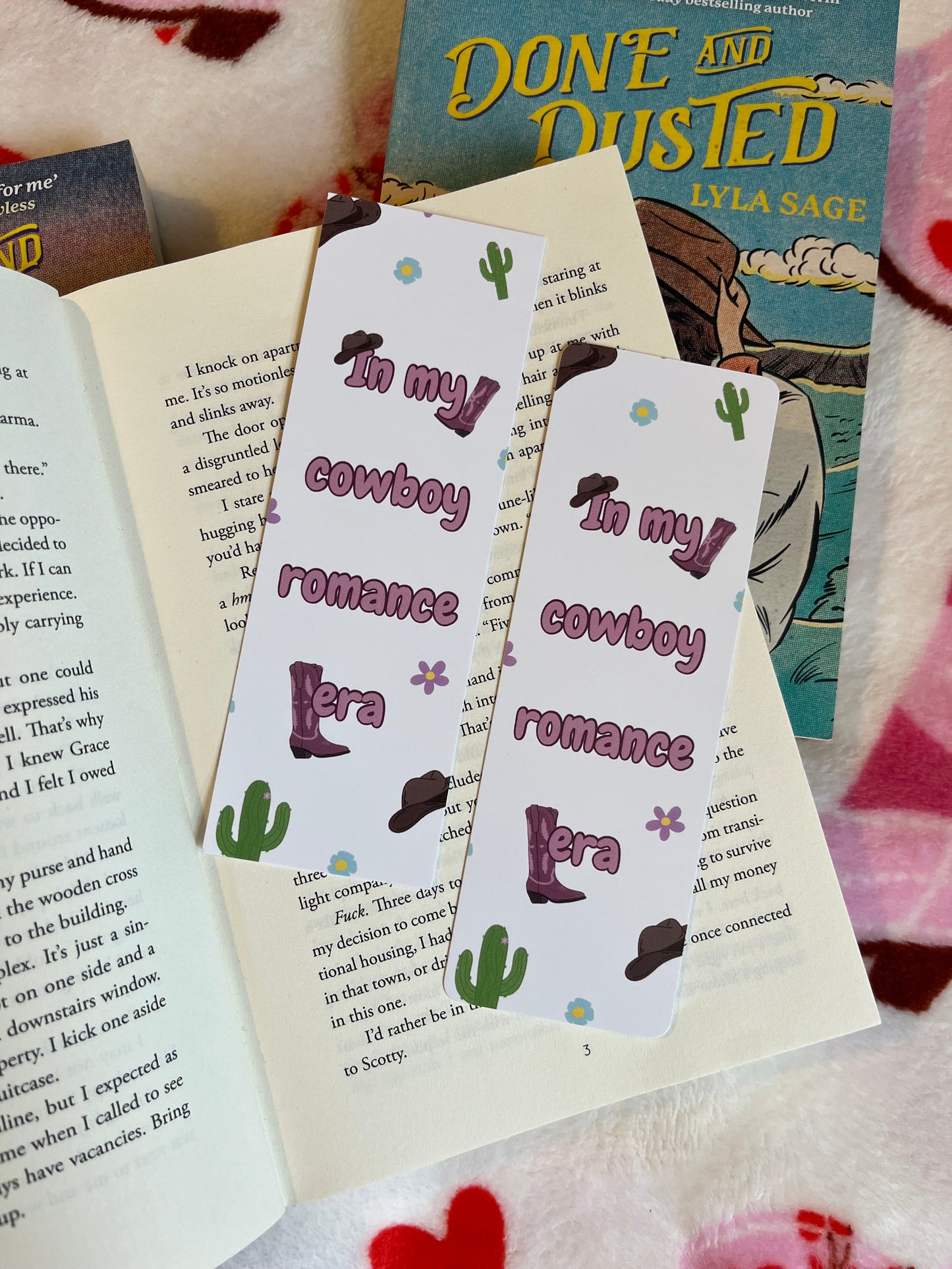 In my cowboy romance era bookmark