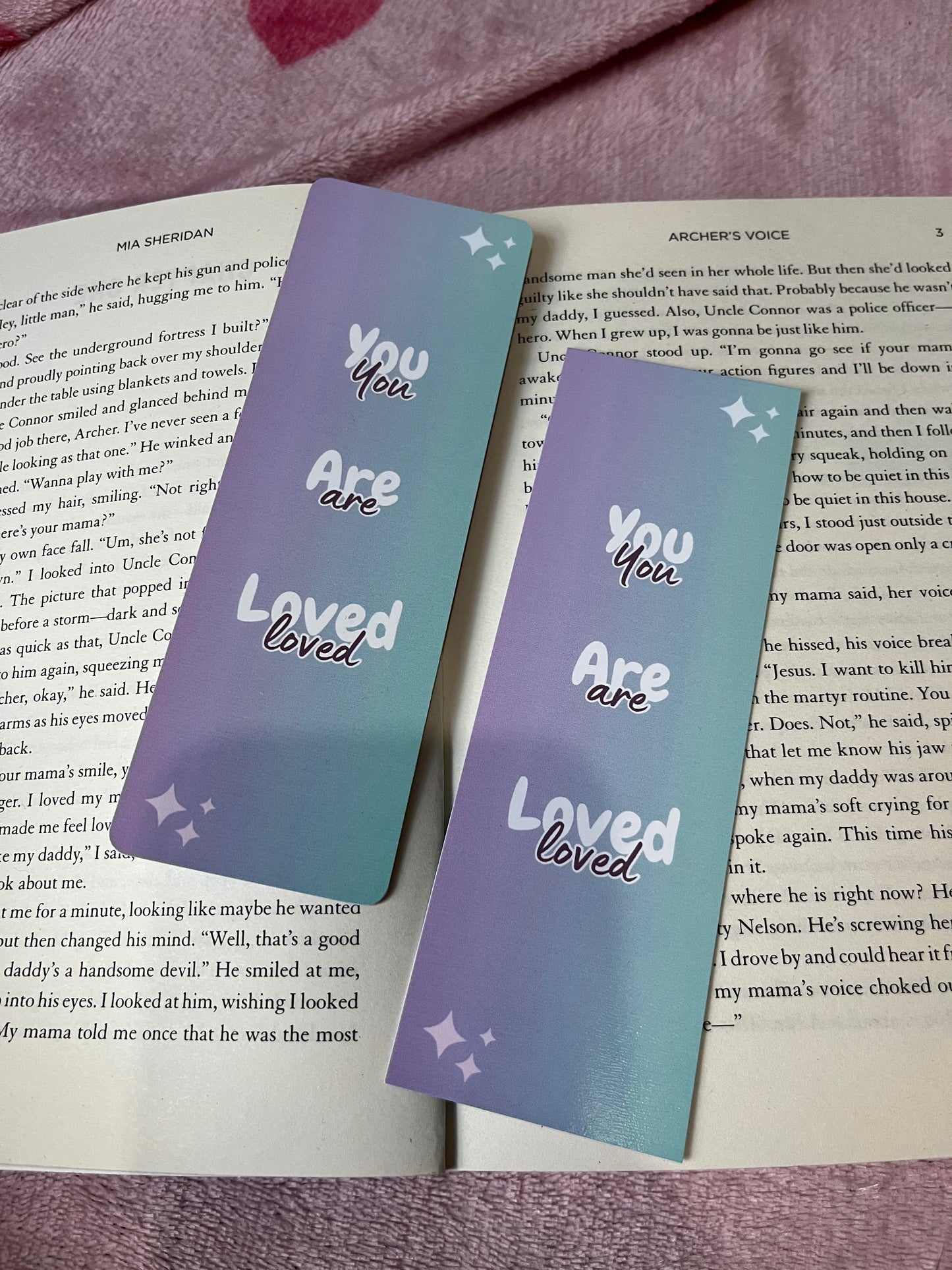 Your are loved bookmark