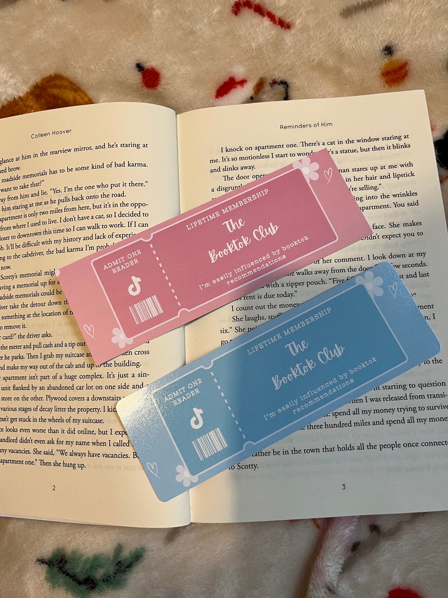 Booktok club bookmark