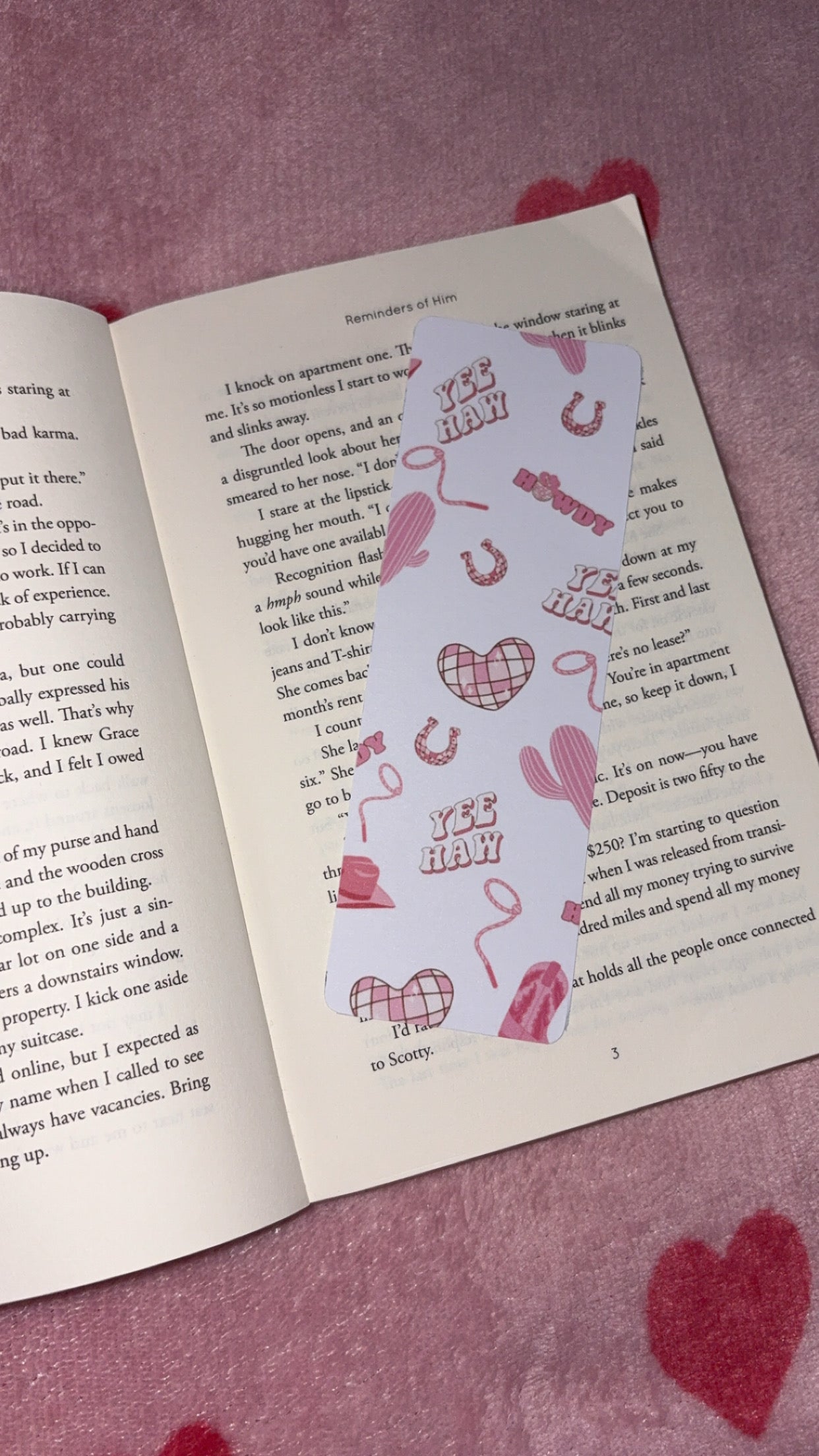 Cowgirl bookmark