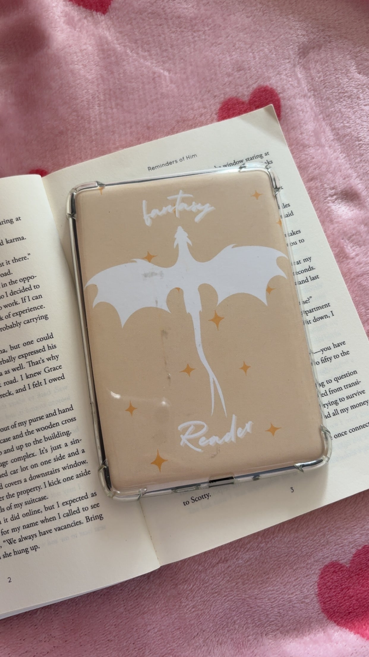 Fantasy reader kindle insert