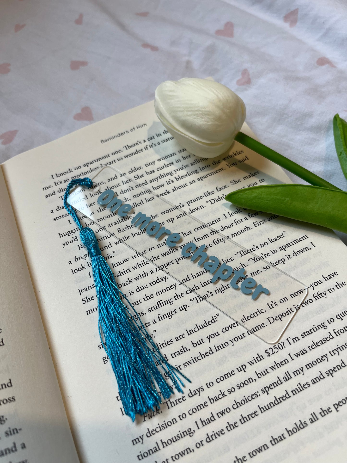 One More Chapter Acrylic Bookmark