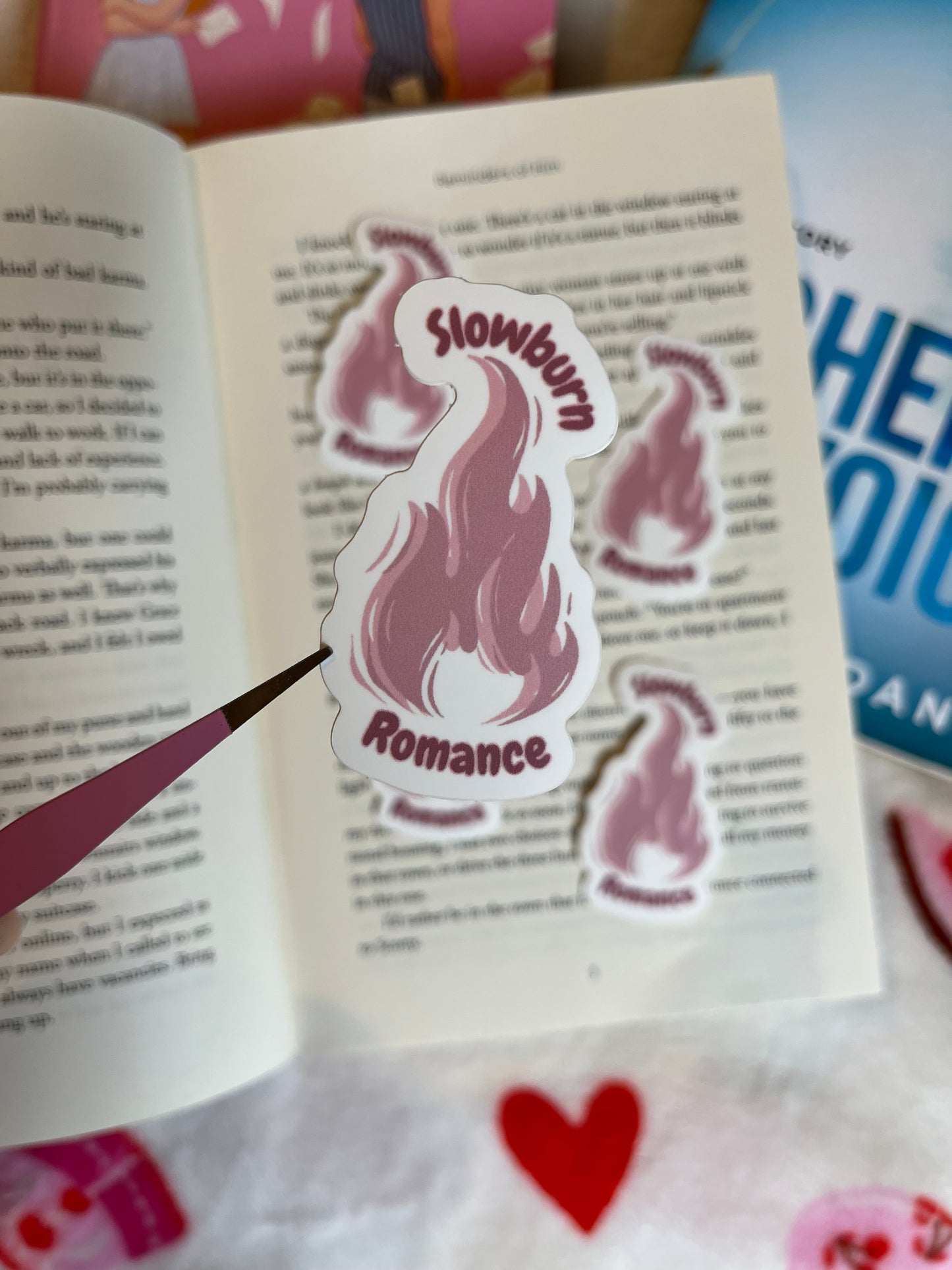 Slow burn romance sticker
