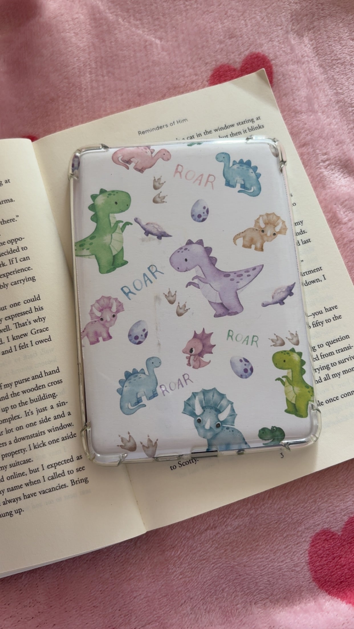 Dinosaur kindle insert