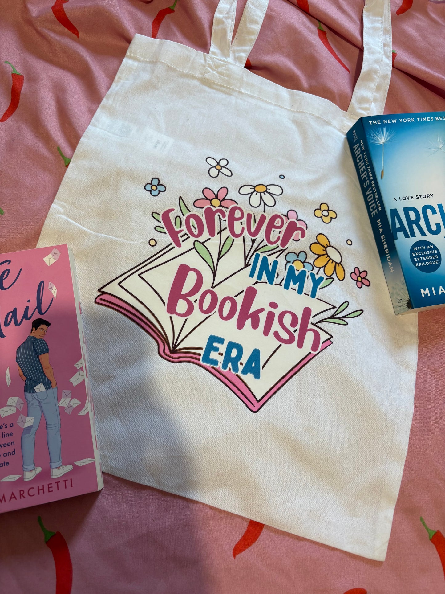 Forever in my bookish era tote bag