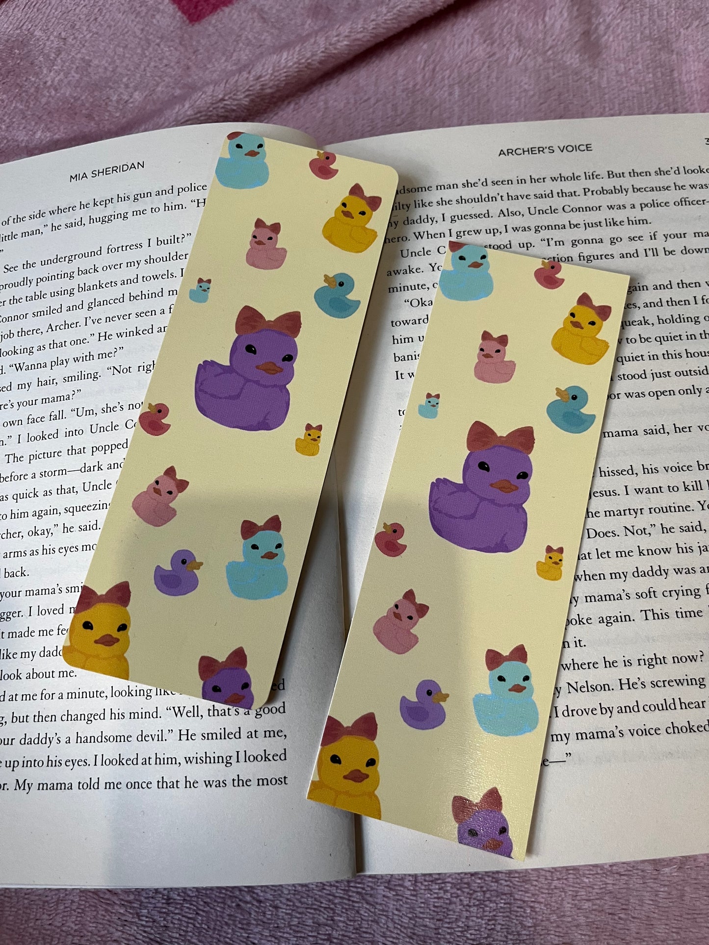 Pretty ducks bookmark