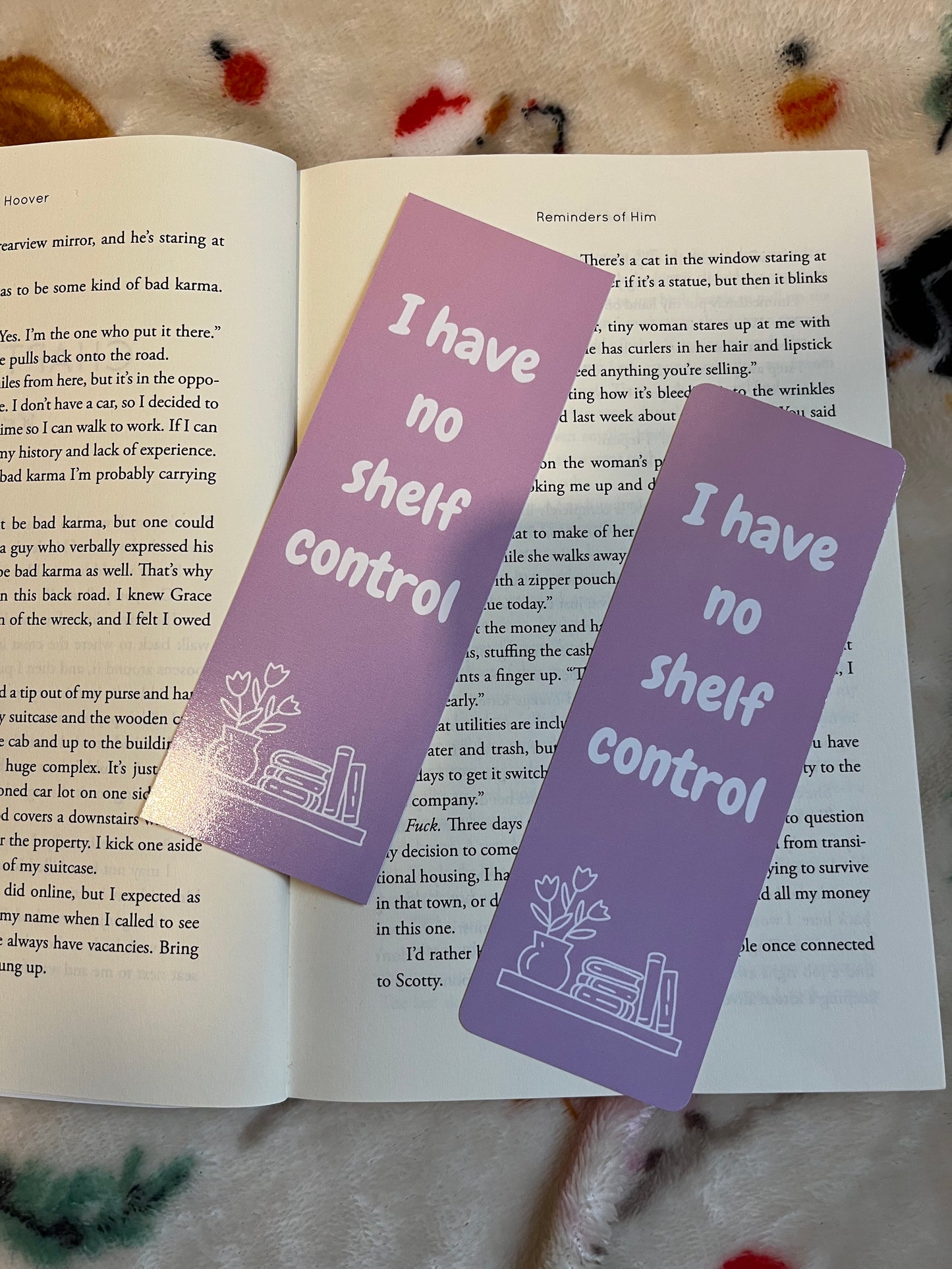 No shelf control bookmark