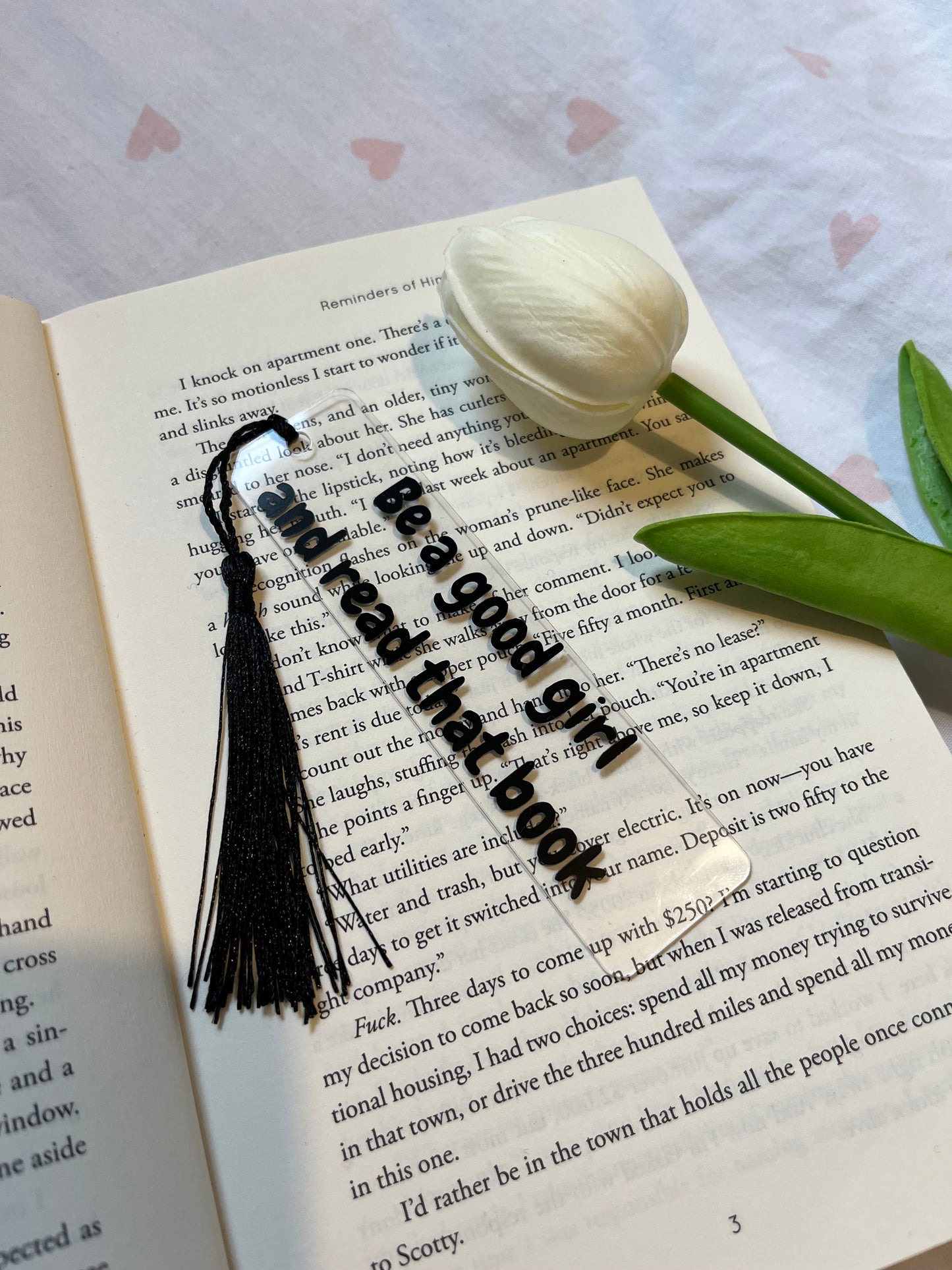 BAGGARTB Acrylic Bookmark