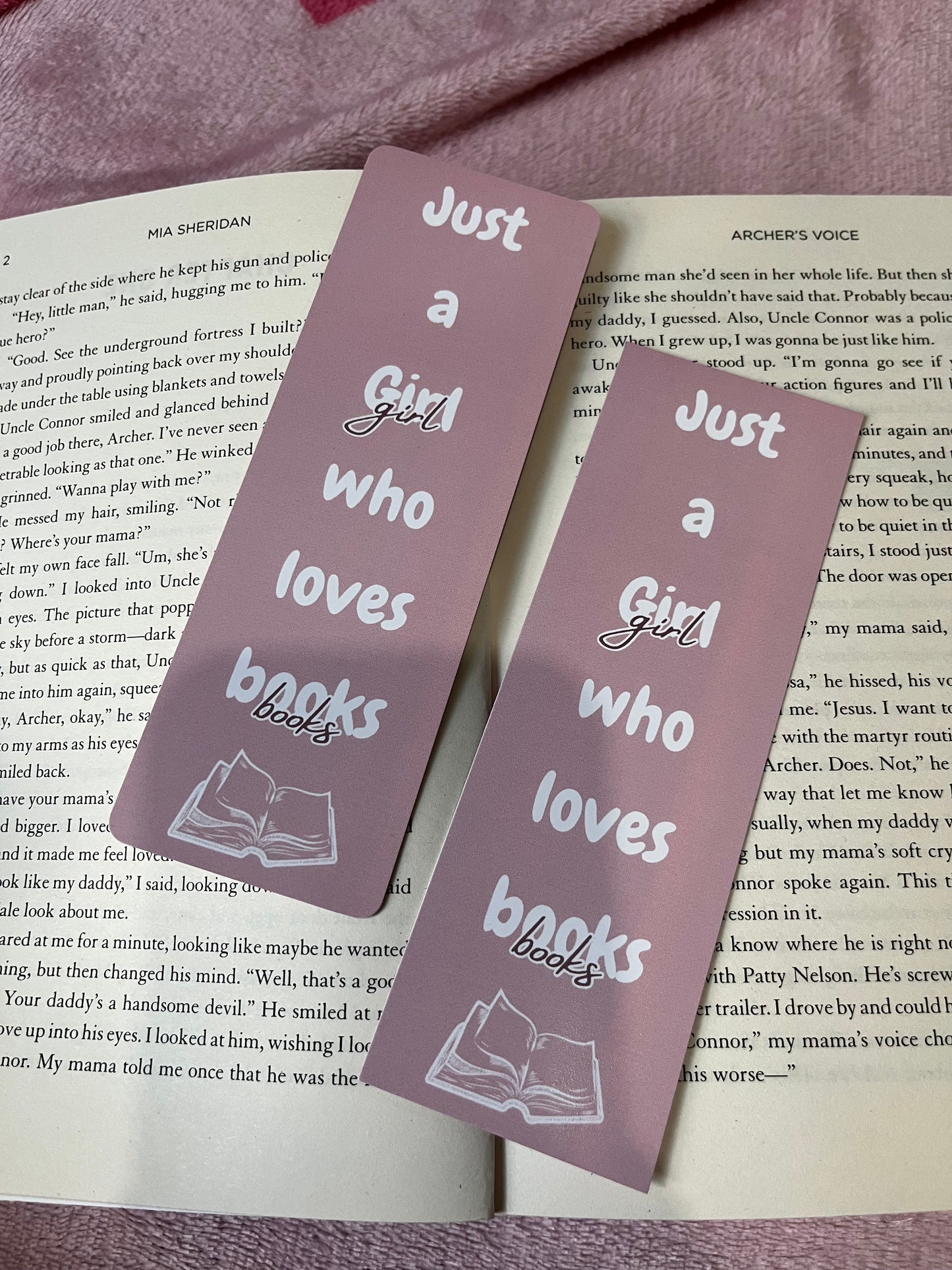 Just a girl who loves books bookmark