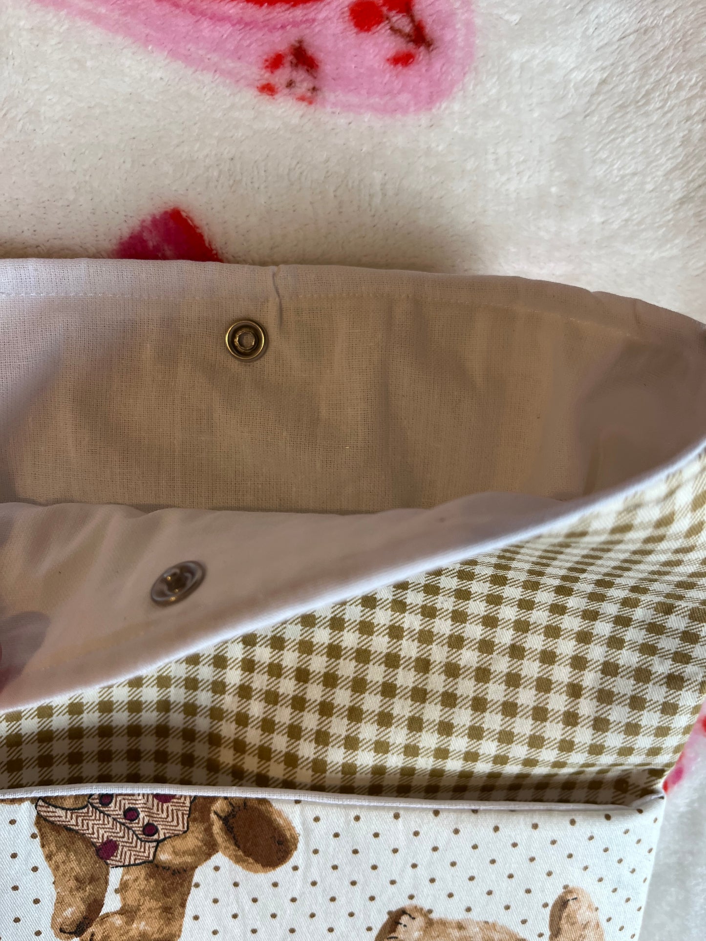 Teddy bear book sleeve
