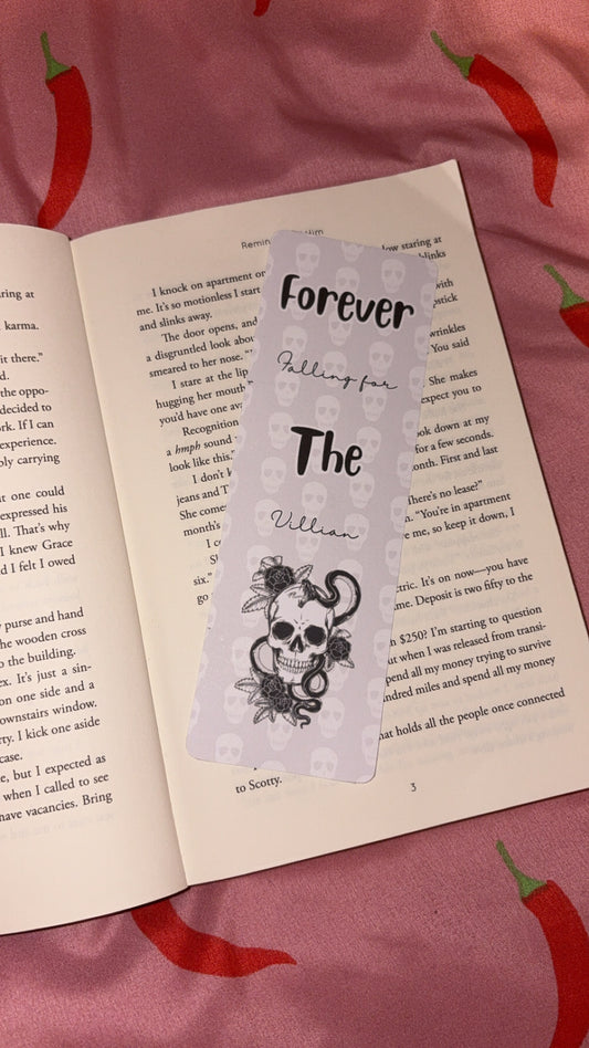 Falling for the villain bookmark