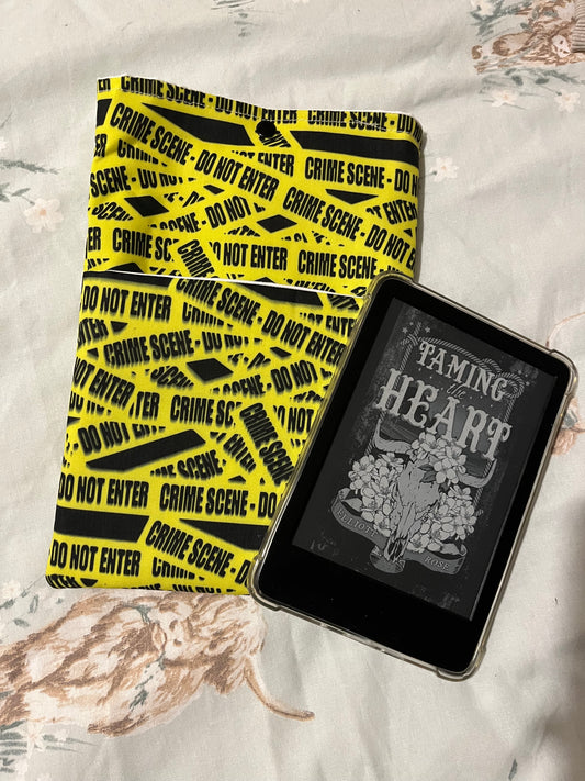 Crime scene kindle sleeve