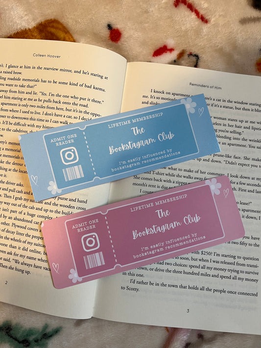 TheBookstagramClub Bookmark
