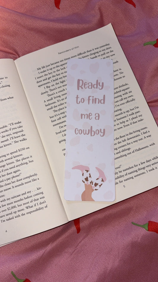 Find me a cowboy bookmark