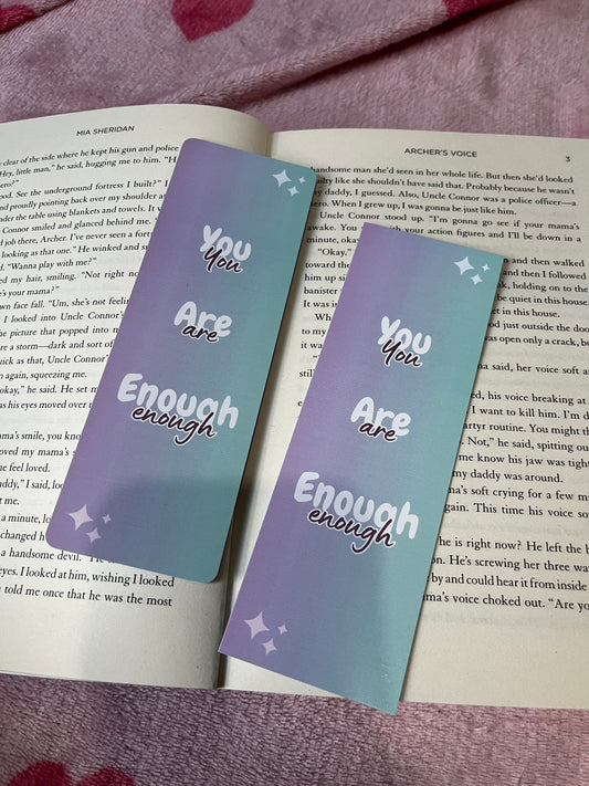 You are enough bookmark