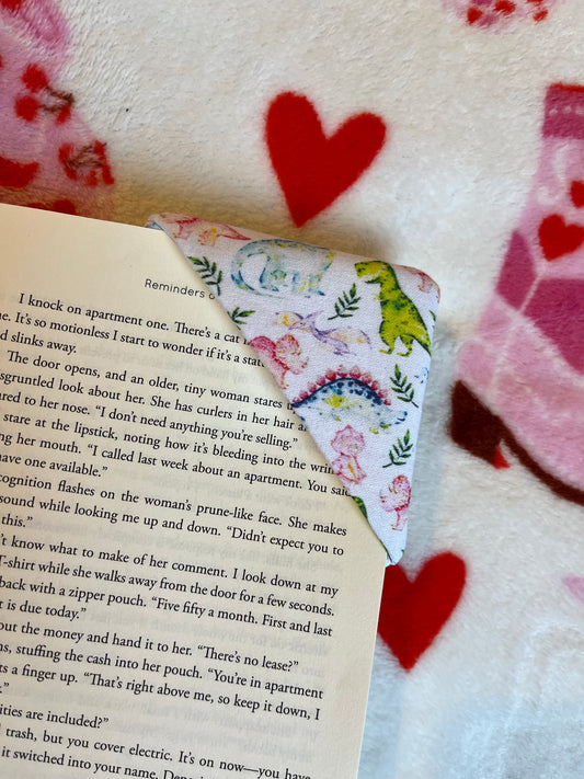 Dinosaur corner bookmark