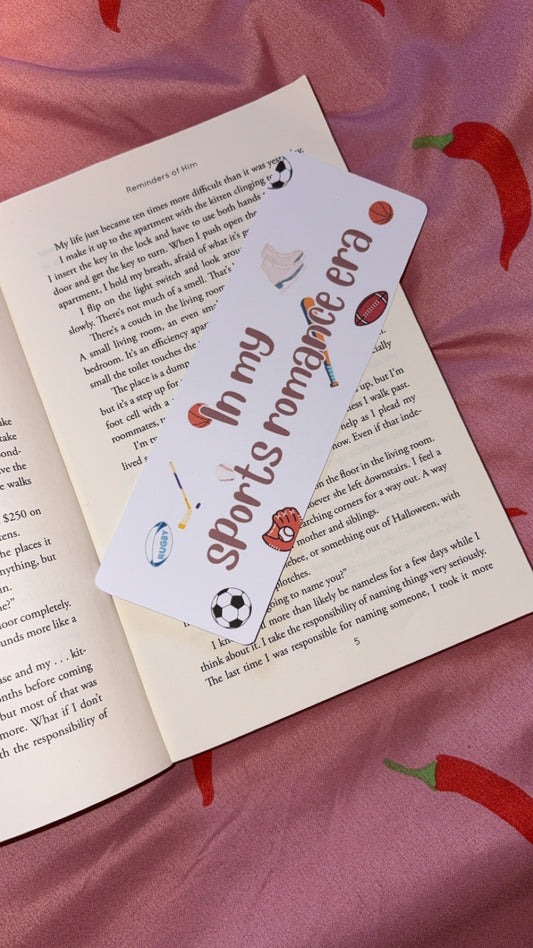 In my sports romance era bookmark